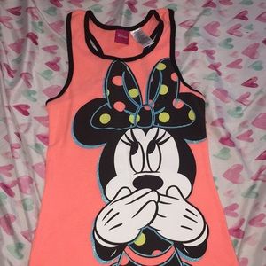 Pink peachy Minnie Mouse shirt